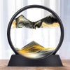 Sand Art Picture Round Glass 3D