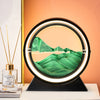 Sand Art Picture Round Glass 3D