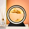 Sand Art Picture Round Glass 3D