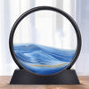 Sand Art Picture Round Glass 3D