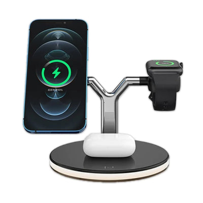 3 in 1 Magnetic Wireless Charger Stand For iPhone